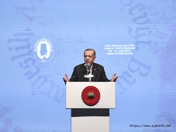 Erdoğan, Hacı Bektaş Veli’yi Anma Töreni’ne katıldı