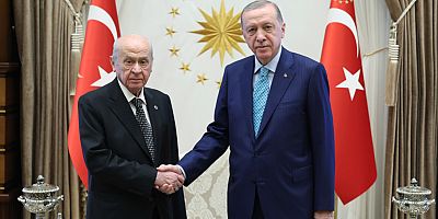 Cumhurbaşkanı Erdoğan ile Bahçeli görüştü