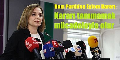 DEM Parti'den Üç Şehirde Eylem Çağrısı