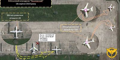 Moskova yakınlarındaki hava üssünde 2 Rus askeri uçağı havaya uçuruldu