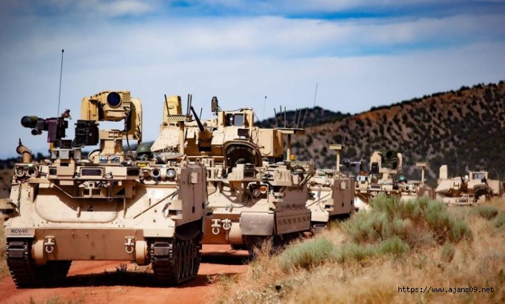 ABD ordusundan Bradley savaş araçları