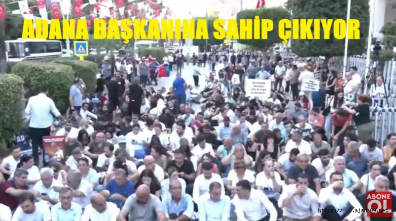 Adanalılar, Zeydan Karalar için belediye önünde oturma eylemi başlattı