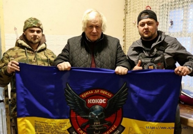 Boris Johnson, Ukrayna Cephesini Ziyaret Etti