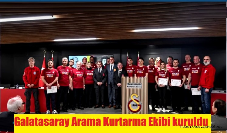 Galatasaray Deprem Arama Kurtarma Ekibi Kurdu