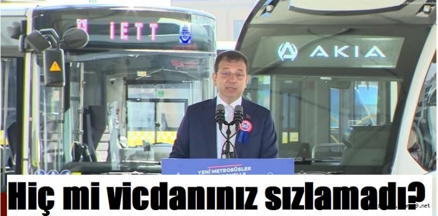 İmamoğlu, yeni nesil metrobüslerin tanıtım töreninde açıklama yaptı.