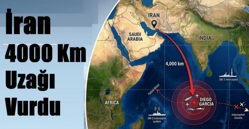 İran 4 Bin Km Menzilli Balistik Füze Kullandı...