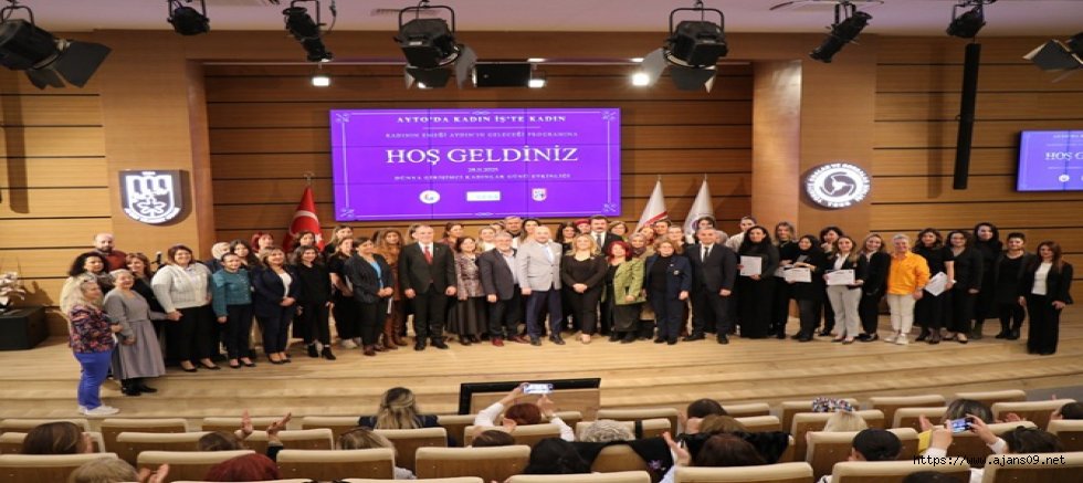 AYTO’da girişimci kadınlara sertifikaları takdim edildi