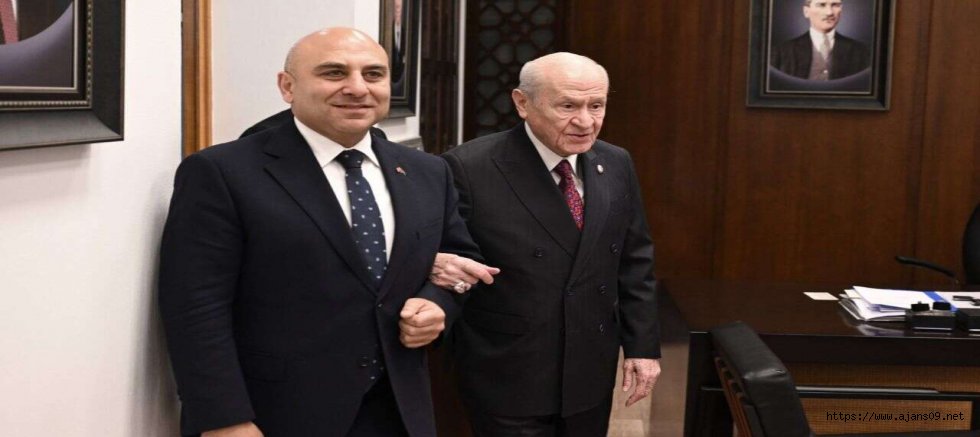 Azerbaycan Büyükelçisi Reşad Aslanov, MHP Lideri Devlet Bahçeli'yi ziyaret etti