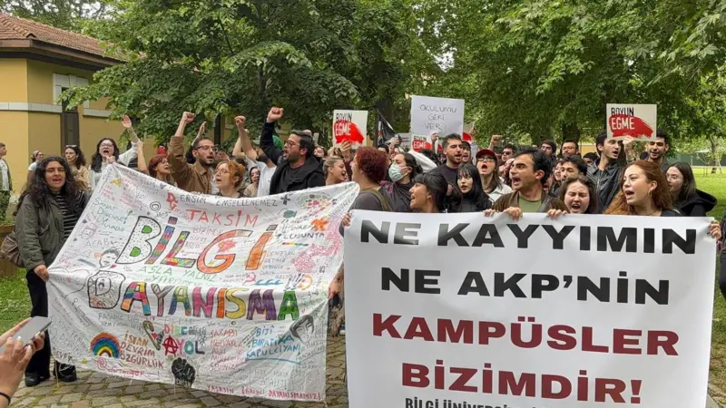  Bilgi Üniversitesi öğrencileri direndi. Karar İptal