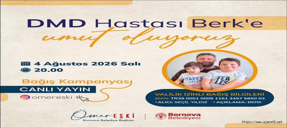 Bornova'da dayanışma sırası Berk Yıldız'da
