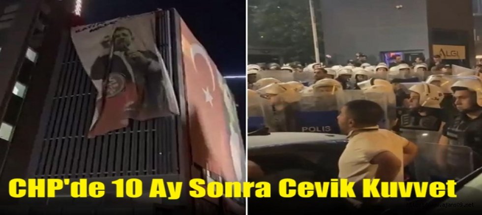 CHP İl Binasına Yine Polisi Müdahalesi