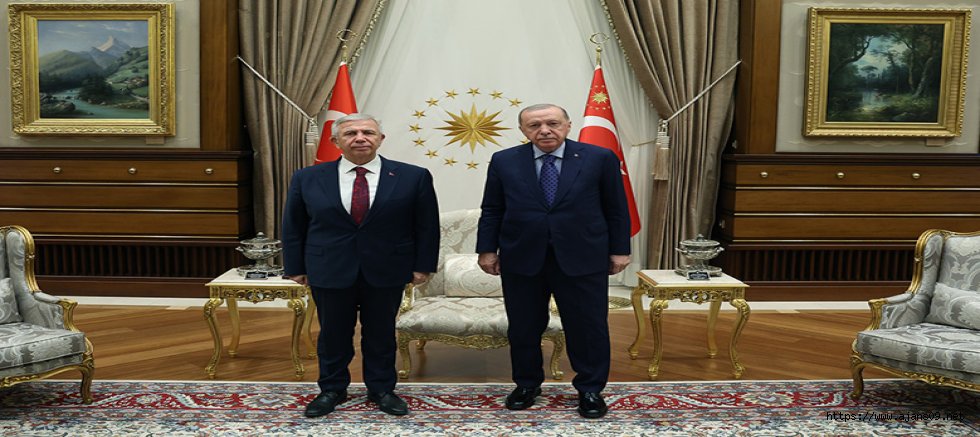 Cumhurbaşkanı Erdoğan, ABB Başkanı Yavaş'ı kabul etti