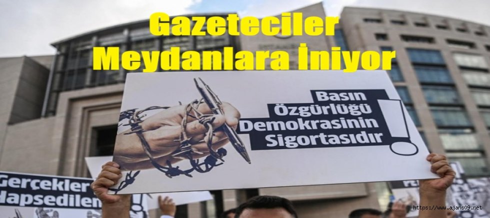 Gazeteciler baskı ve sansüre karşı sokağa çıkıyor