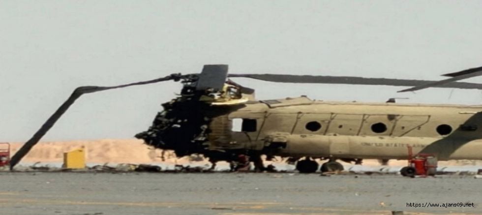 İRAN ABD'NİN CH-47 HELİKOPTERİNİ VURDU