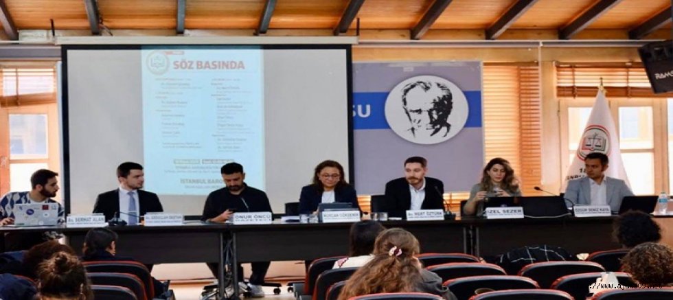 İstanbul Barosunda Gazeteciler, ifade ve basın özgürlüğünü tartıştı