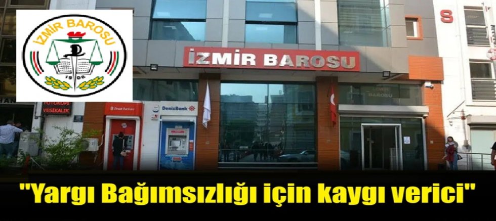 İzmir Barosu'ndan HSK Yaz Kararnamesine Tepki