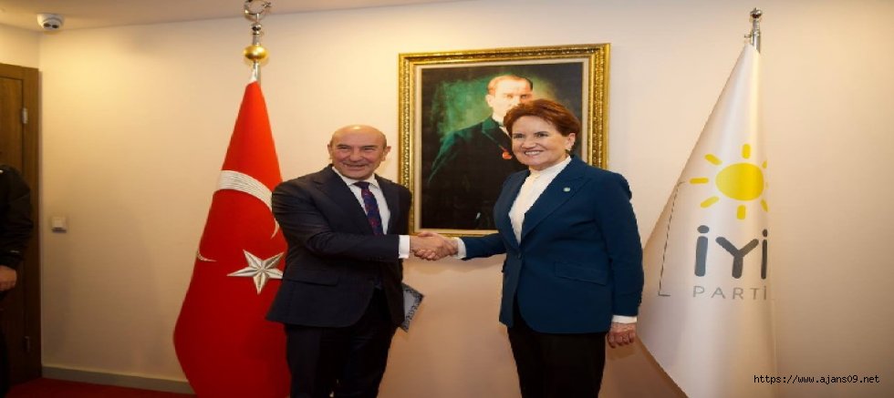 İzmir Belediye Başkanı Tunç Soyer'den Akşener'e ziyaret