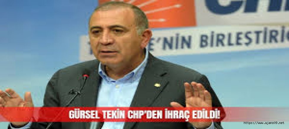 Kayyum Atanan Gürsel Tekin Chp'den İhraç Edidi