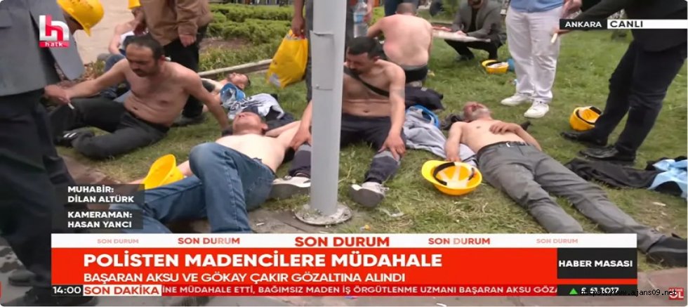 Madencinin maaşına çöken patron Masadan karla kalktı!