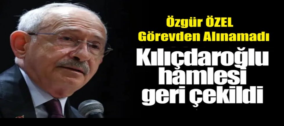 Özgür Özelin Grup Başkanlığı Düşürülemedi