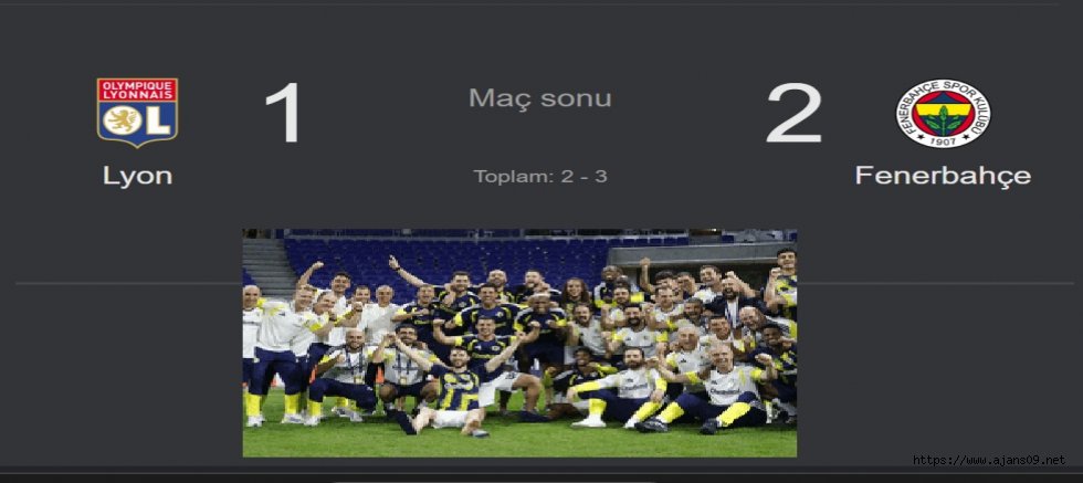 TEBRİKLER FENER BAHÇE 