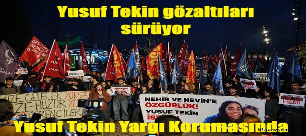 Tutuklanan üniversite öğrencilerine destek eylemi yapan 4 öğrenci gözaltına alındı