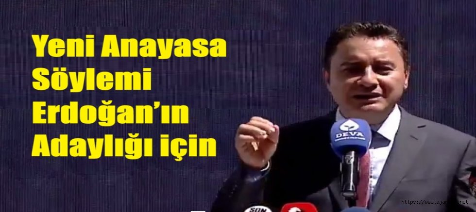 Yeni Anayasa söylemi Erdoğan’ın adaylığı için