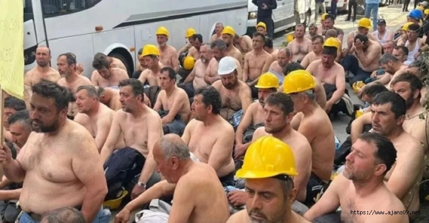 Madencinin maaşına çöken patron Masadan karla kalktı!