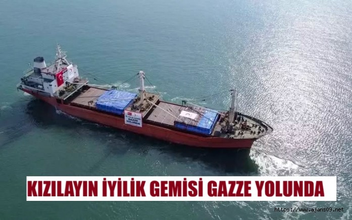 Mersin Limanı’ndan Gazze’ye 18.Kızılay Yardım Gemisi Yola Çıktı