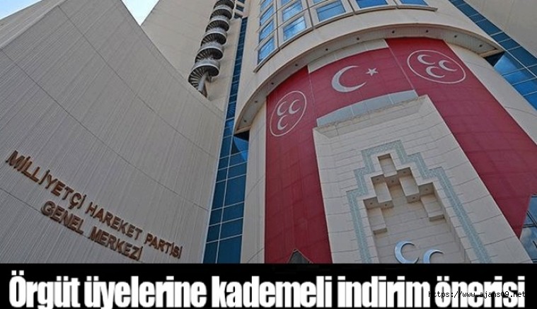 MHP'nin komisyon raporu: Örgüt üyelerine kademeli indirim önerisi