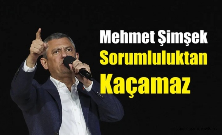 Özgür Özel’den Mehmet Şimşek’e tepki: Sorumluluktan kaçamaz