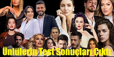 19 ünlünün Uyuşturucu Test Sonuçları Belli Oldu