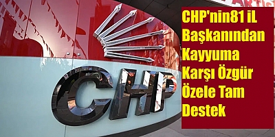 81 CHP İl Başkanı’ndan Özgür Özel’e destek açıklaması