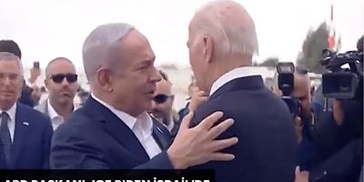 ABD Başkanı Biden'ın uçağı İsrail'e indi