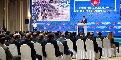 ADALET BAKANI YILMAZ TUNÇ, AFYONKARAHİSAR'DA HSK YIL SONU DEĞERLENDİRME TOPLANTISI'NDA KONUŞTU