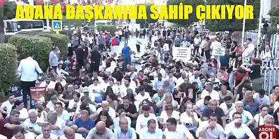 Adanalılar, Zeydan Karalar için belediye önünde oturma eylemi başlattı