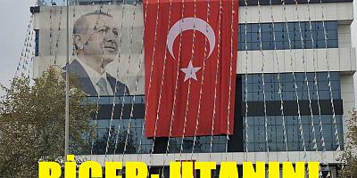 AKP il binasına 10 Kasım'da Erdoğan fotoğrafı asıldı