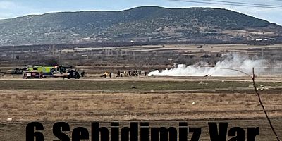Askeri helikopter düştü: 6 şehidimiz var! 