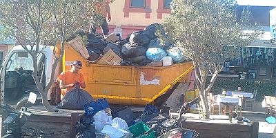 Ayvalık'ta Tatilci Bayramda 3 Bin 600 ton Çöp Bıraktı