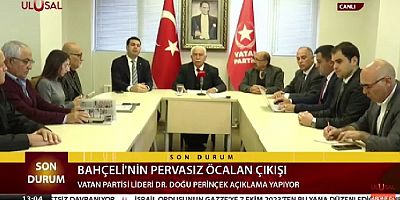 Bahçeli'nin 'Öcalan' çağrısına Perinçek'ten yanıt: 