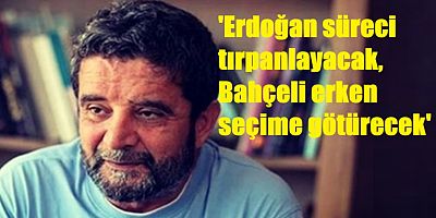 Bahçeli'ye yakınlığıyla bilinen Mümtaz'er Türköne'den çok konuşulacak senaryo