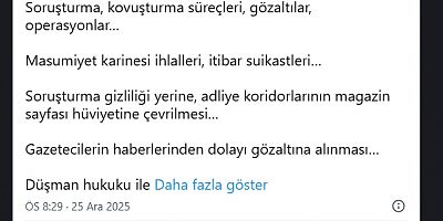 Bu gidişatı izlemekle yetinen ve sessiz kalan herkes sorumludur