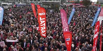 Cağlayan'a On binlerce Vatandaş  İmamoğluna Desteğe Geldi