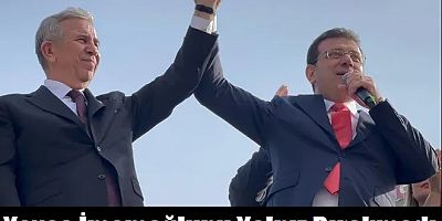 Çağlayanda Mansur Yavaş Ekrem İmamoğlu Dayanışması 