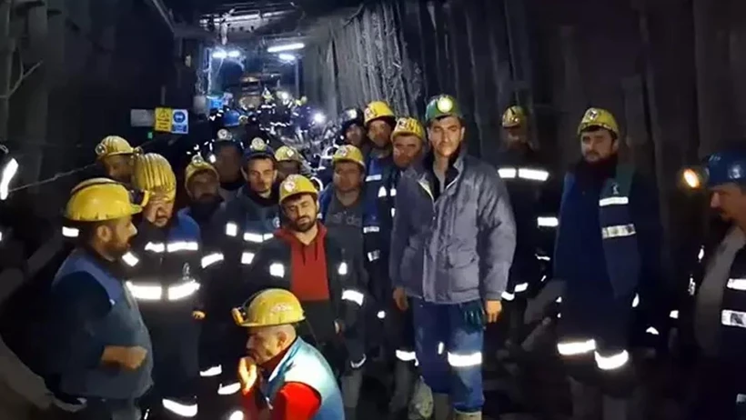 Çayırhan İşçileri Kendilerini Madene Kapattı