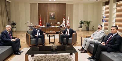 CHP Genel Başkanı Özel, KKTC Cumhurbaşkanı Erhürman ile görüştü