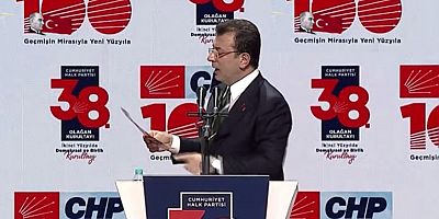 CHP Kurultayında İmamoğlu Divan Başkanı seçildi