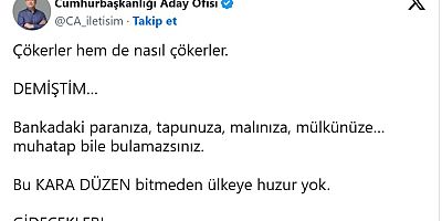 Çökerler hem de nasıl çökerler. Demiştim… 