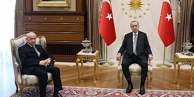 Cumhurbaşkanı Erdoğan, Devlet Bahçeli ile bir araya geldi