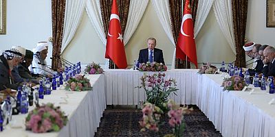 Cumhurbaşkanı Erdoğan, Dünya Müslüman Alimler Heyeti'ni kabul etti